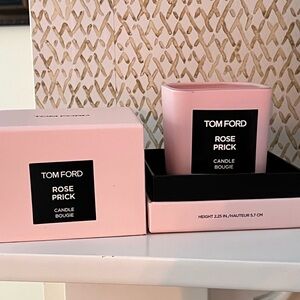 TOM FORD ROSE PRICK CANDLE - 2.25” HEIGHT - 207 ML - BRAND NEW